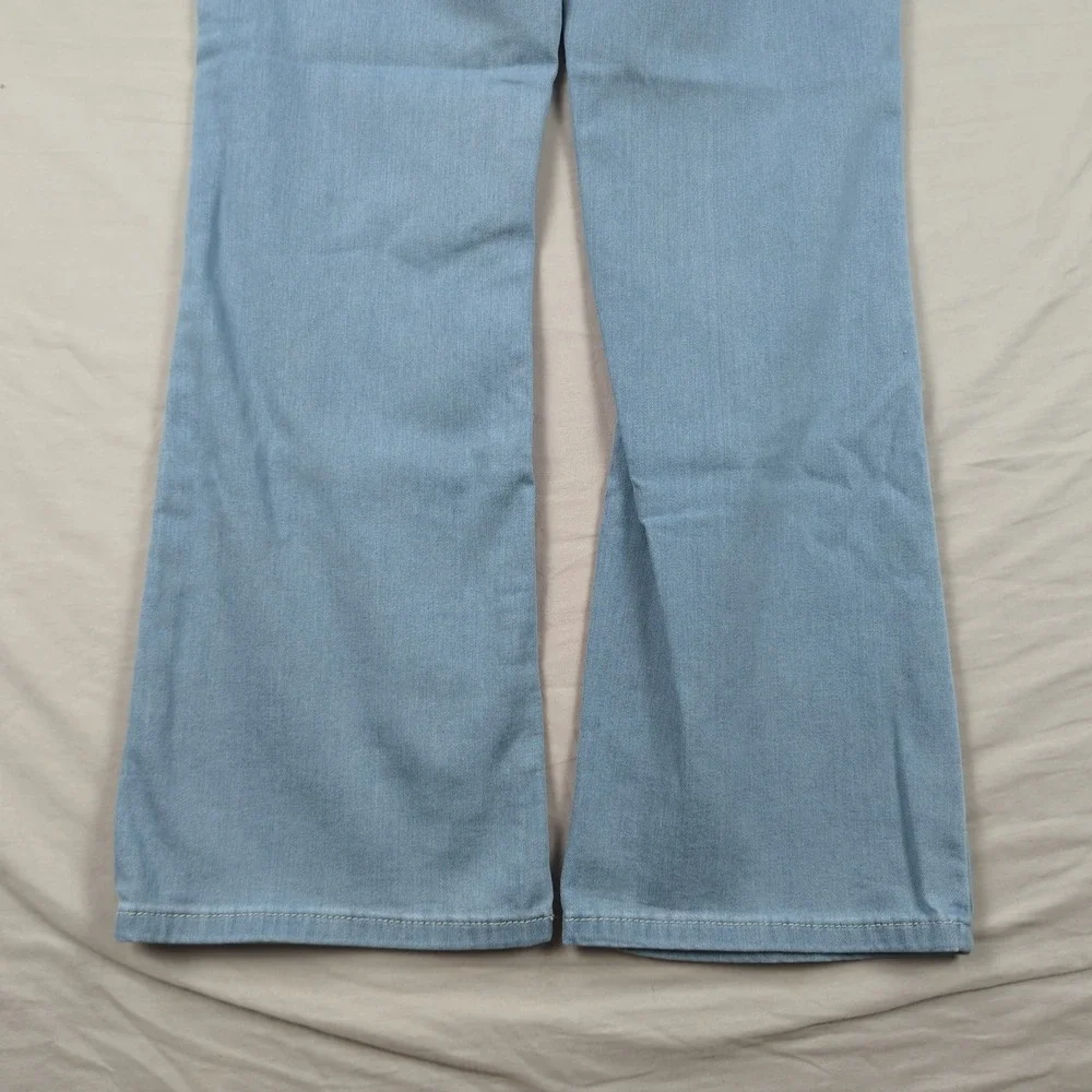 Free People Jeans‎ Womens XS 24 Blue Boot Cut Cropped In My Feelings Stretch